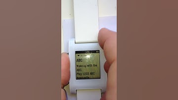 Pebble watch. Bottom button not working. Video for illustration purposes for Pebble Support.