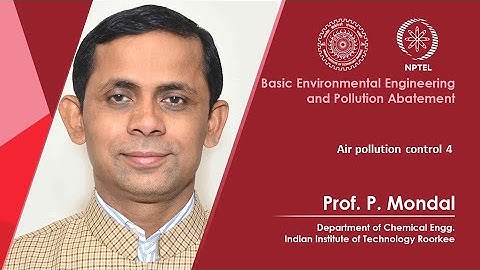 Lecture 24: Air pollution control 4