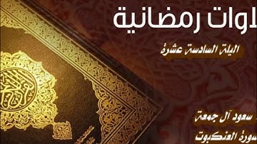 سورة العنكبوت من أية 28 إلى 66 / الليلة السادسة عشرة