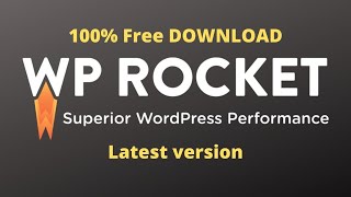 Wp rocket v3.8.3 wordpress plugin free download 🔥 (UPDATED) | wp rocket premium free download