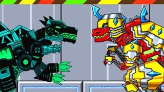 Dino Robot Adventure: T-Rex, Spinosaurus VS Ninja Velociraptor | DCTE VN screenshot 4