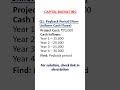 Capital Budgeting | Payback Period | Solved Numerical #financialmanagement #ugcnet2025