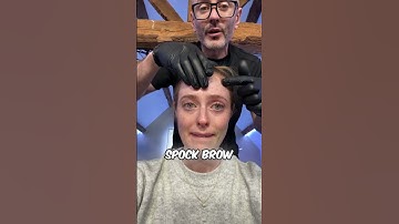 The best technique to fix a Spock brow