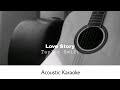 Taylor swift  love story acoustic karaoke
