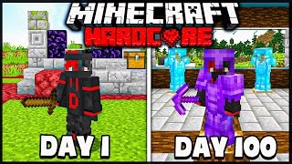 I Survived 100 Days In HARDCORE Minecraft... Here&#39;s What Happened