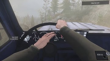 Spintires: Mudrunner PS4 Gameplay  - Climb a hill challenge