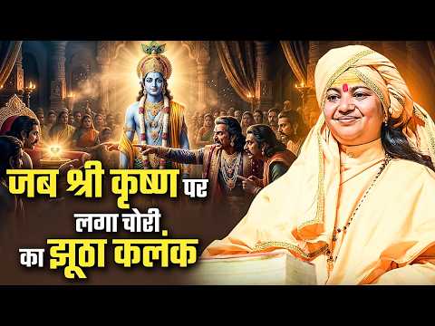 जब श्री कृष्ण पर लगा चोरी का झूठा कलंक | जानिए स्यमंतक मणि की पूरी कथा | माँ ध्यान मूर्ति जी महराज