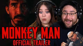 Monkey Man Official Trailer REACTION | Dev Patel