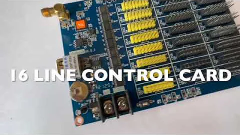 HD W64A  16 line single colour control card