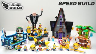 LEGO Despicable Me 4 Minions Compilation of all 2024 Sets Speed Build