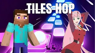 MINECRAFT VS 2 Phut hon | Tiles Hop | Panthera Plays