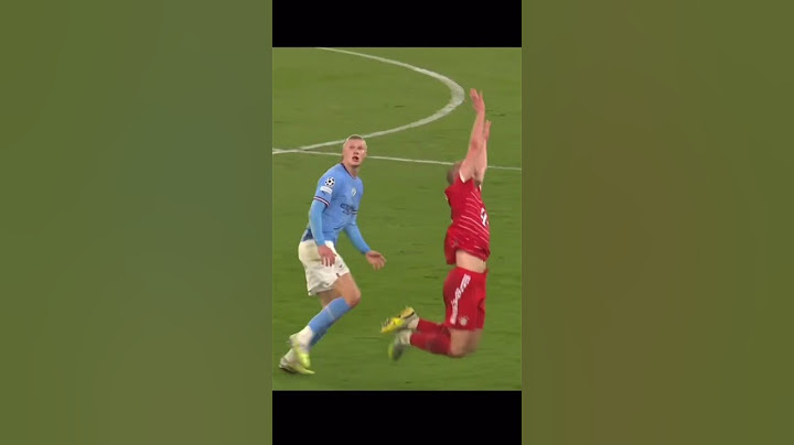 Haaland foul on De Ligt 💀💀 #manchestercityvsbayernmunich