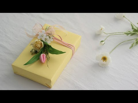 봄향기 가득한 선물포장 | 봄꽃 어렌지 Gift Wrapping - Spring Flower Gift Packaging