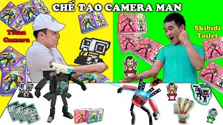 Hải Củ Cải Thử Thách Lắp Lego Titan Camera Man, Speaker Man Và Làm Skibidi Toilet Mini Từ Hạt Nhựa