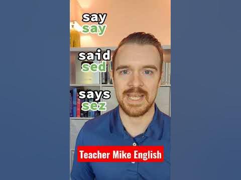 How to pronounce SAY, SAID, and SAYS - YouTube