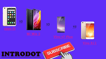 Oppo F5 vs Mi Mix 2 vs Vivo V7 plus vs Vivo x11