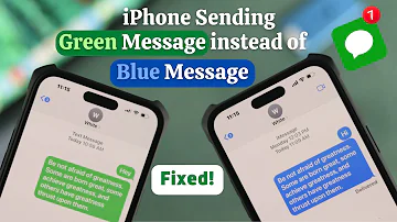 Fixed- iPhone Sending Green Messages!
