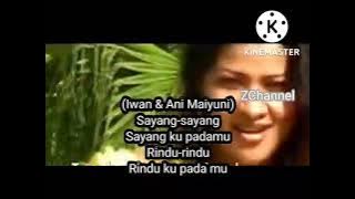 Aku Cinta Padamu Iwan ft Ani Maiyuni (Irama Dangdut) (Karaoke) 2022