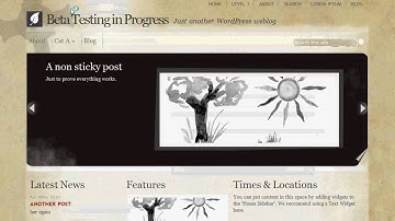 Using the WordPress 3 Menu Builder