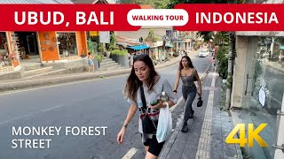 UBUD BALI Indonesia 🇮🇩 WALKING tour 4k Bali 2023