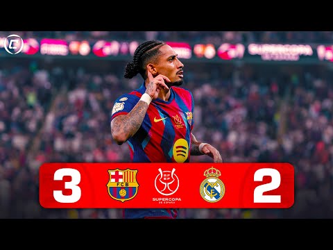 Video Barcellona-Real Madrid 3-2 | Highlights FINALE Supercoppa di Spagna 2026
