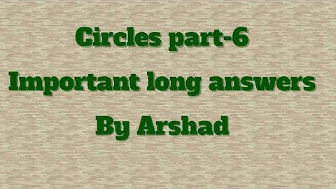 Circles part-6 ; inter II-year ; 12th class ; direct & transverse common tangents ; urdu/hindi