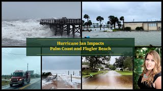 Hurricane Ian Impacts Palm Coast & Flagler Beach Pier / Flooding PT1  Moving To Palm Coast, Florida