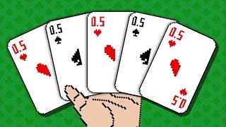 Blackjack, But You Can Play 0.5!