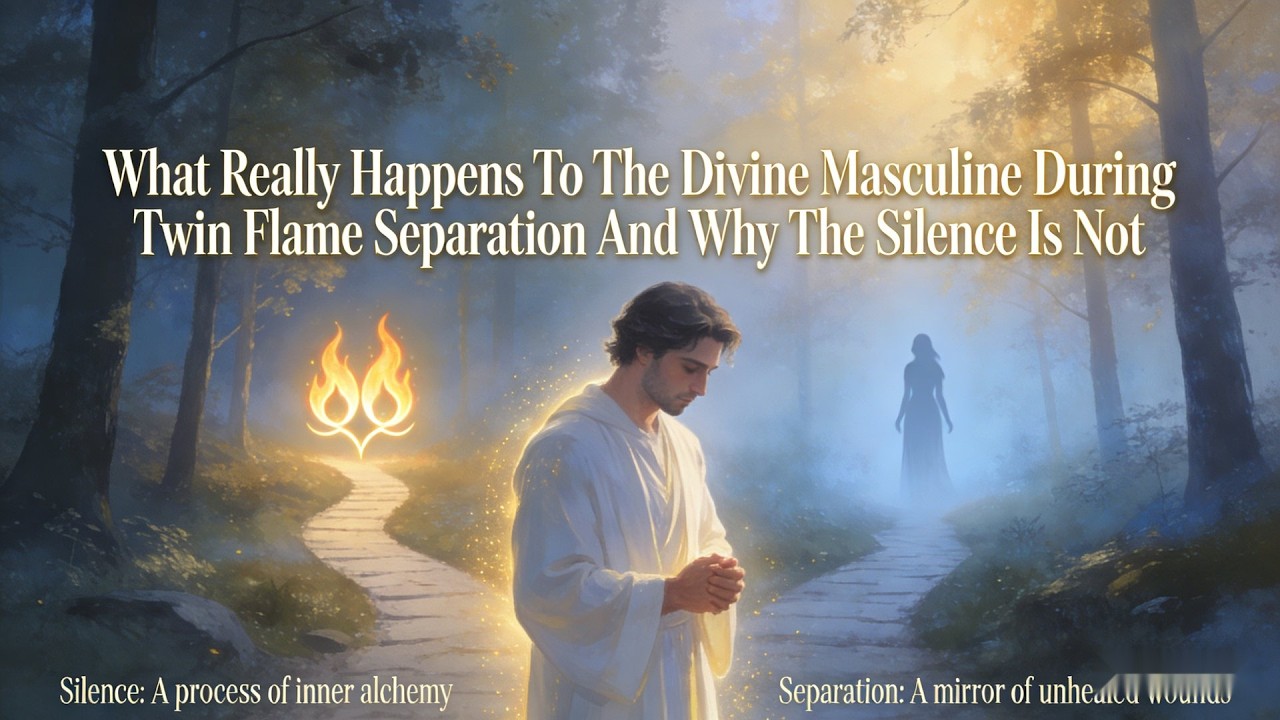What Really Happens To The Divine Masculine During Twin Flame Separation And Why The Silence Is Not