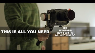 My Minimalist FX30 Filming Setup | Featuring Zhiyun Crane M3