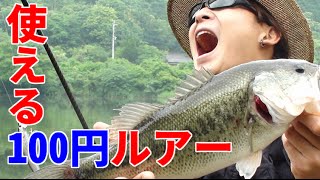 バス釣り 100円ルアーで釣れるか検証 バス釣り 100円ルアーで釣れるか検証