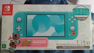 NINTENDO SWITCH ANIMAL CROSSING UNBOXING 2024