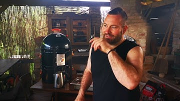 ProQ Excel 20 smoker - 1. sütés sertésoldalassal