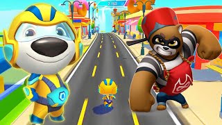 Talking Tom Hero Dash Ben Vs Raccoon Boss Full Screen Walkthrough Android Gameplay Video 🎯