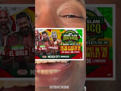 Video ANDRADE EL IDOLO BEATS TOMMASO CIAMPA KOMANDER GETS NUMBER ONE SPOT IN GAUNTLET