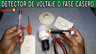 CON SOLO ESTO PODRÁS HACER UN DETECTOR DE VOLTAJE, FASE O CORRIENTE SUPER EFECTIVO Y FÁCIL DE USAR