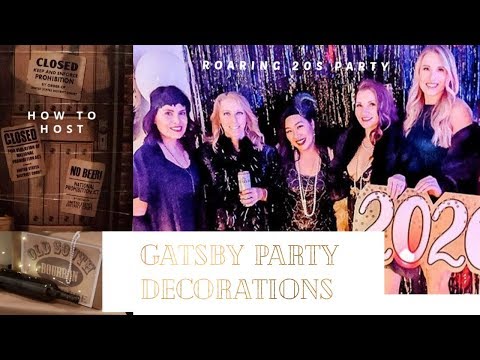 How to Throw a Great Gatsby Party, Roaring '20s Party Ideas