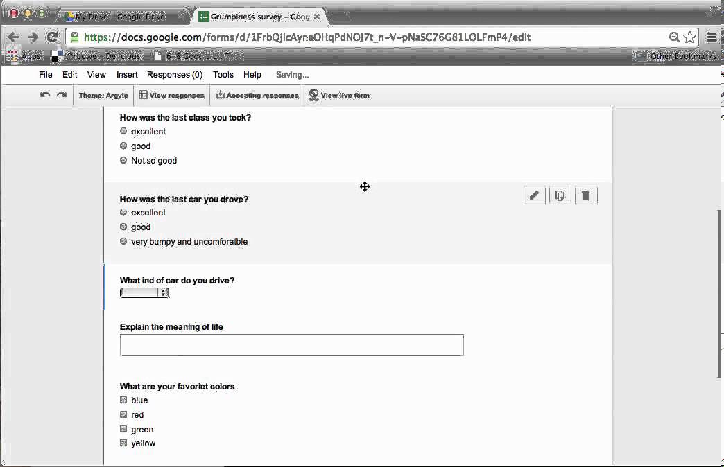 Google Forms Online Survey Tool Jan 2014 - 