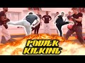 Taekwondo  karate power kicking warm up    ft trevor hannant joshua iyalla  nat hearn