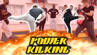 Taekwondo & Karate Power Kicking Warm Up  |  Ft. Trevor Hannant, Joshua Iyalla & Nat Hearn