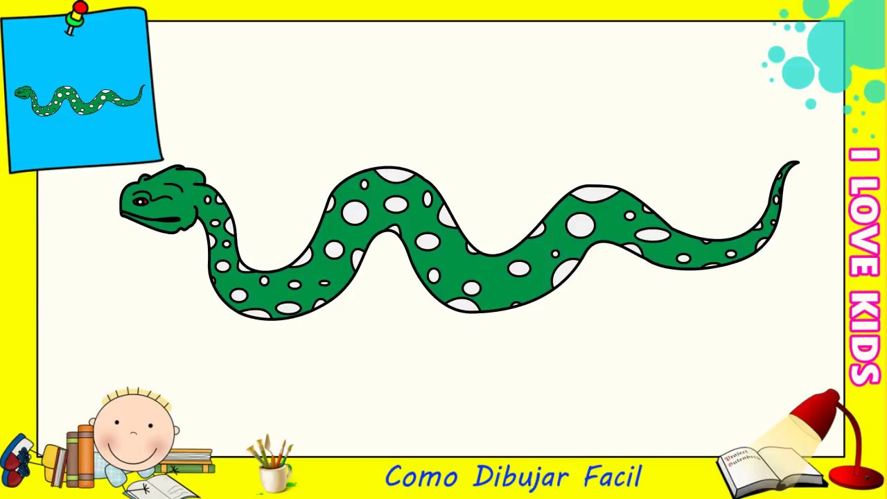 Cómo dibujar una serpiente