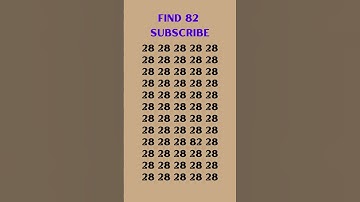 Find 82 ,comment and subscribe #braintestsolution #maths #quizgames #quiz #puzzle #education #brain