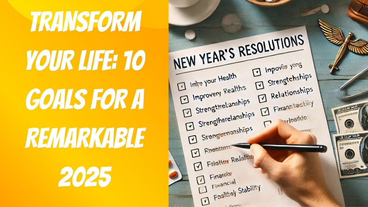Transform Your Life: 10 Goals for a Remarkable 2025 - YouTube