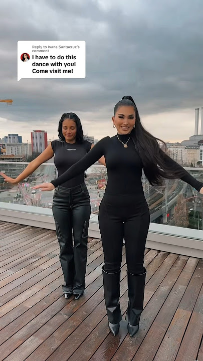 Enisa & Ivanna Santacruz dancing to “Disco Cone” 💃🏻🔥