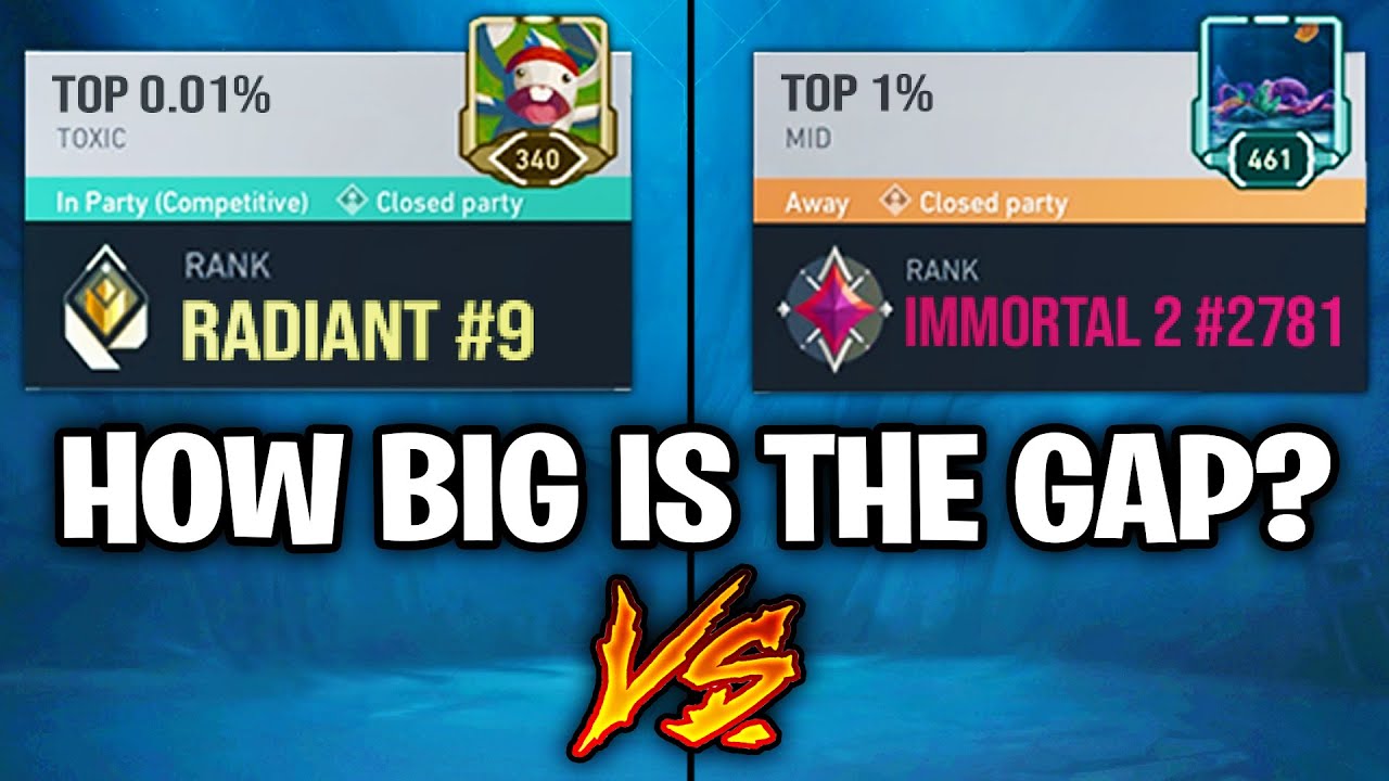 Top 001 VS Top 1 Ranked Player   How big is the Gap