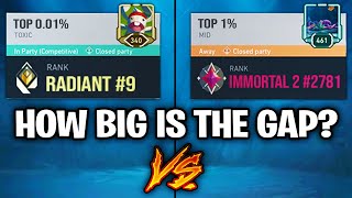 Top 0.01% VS Top 1% Ranked Player!  How big is the Gap?