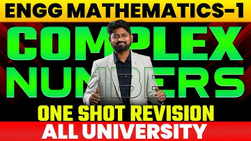 COMPLEX NUMBERS | Engineering Mathematics ONESHOT | Engineer Ganitank