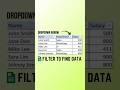 Quick Filter to Find Data (Filipino Language) #exceltutorial #excel #excelhacks
