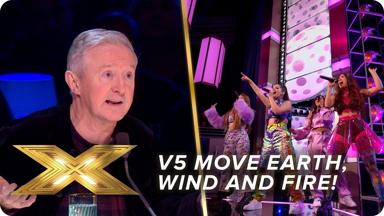 V5 move Earth, Wind and Fire singing 'September' | Semi-Final | X Factor: Celebrity