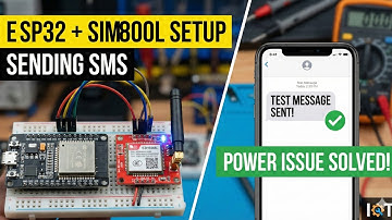 How To Setup SIM800L gsm Module with ESP32 | Sending SMS | Solved SIM800L Power Issue | IoT | Bangla